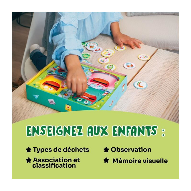Educational games - GEOMAG - Hungry Bins - Selective sorting - Learnin