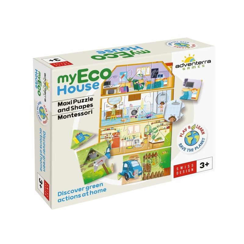 Educational games - GEOMAG - My Eco House - Montessori method - House