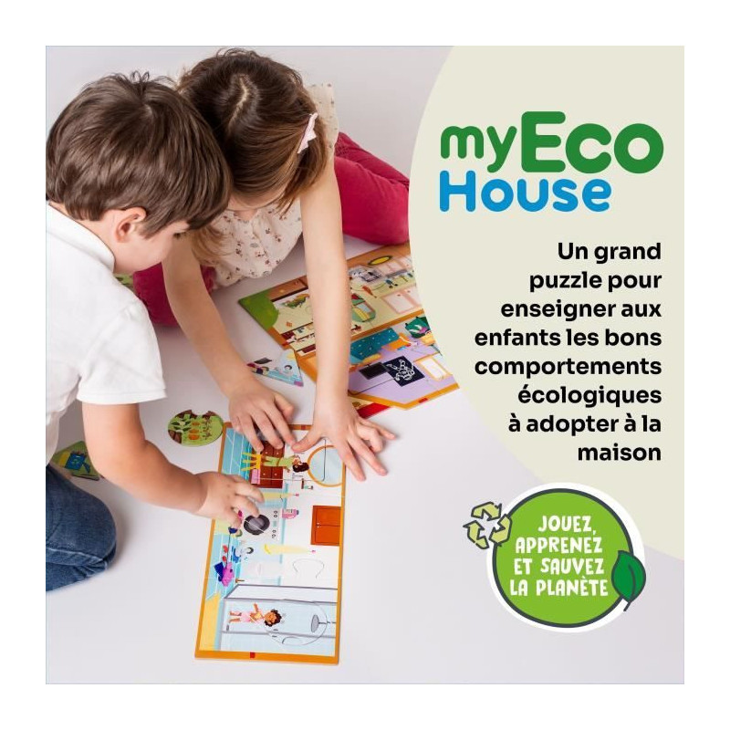 Educational games - GEOMAG - My Eco House - Montessori method - House