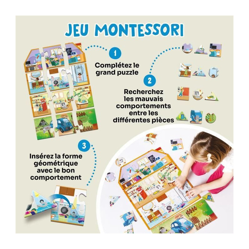 Educational games - GEOMAG - My Eco House - Montessori method - House