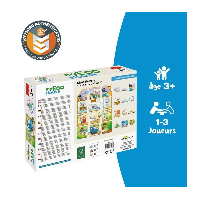 Educational games - GEOMAG - My Eco House - Montessori method - House
