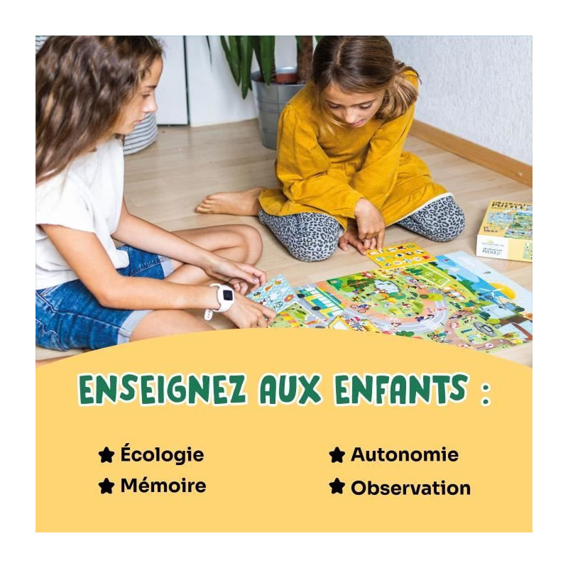 Educational games - GEOMAG - Observation Puzzle Green City - Ecologica