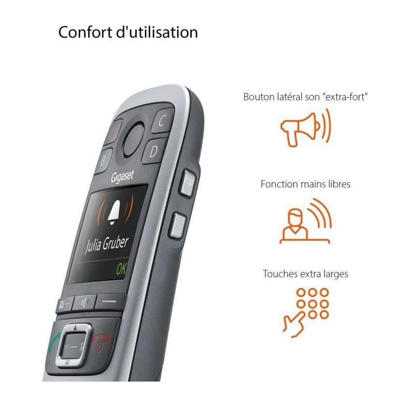GIGASET Landline E560 Silver