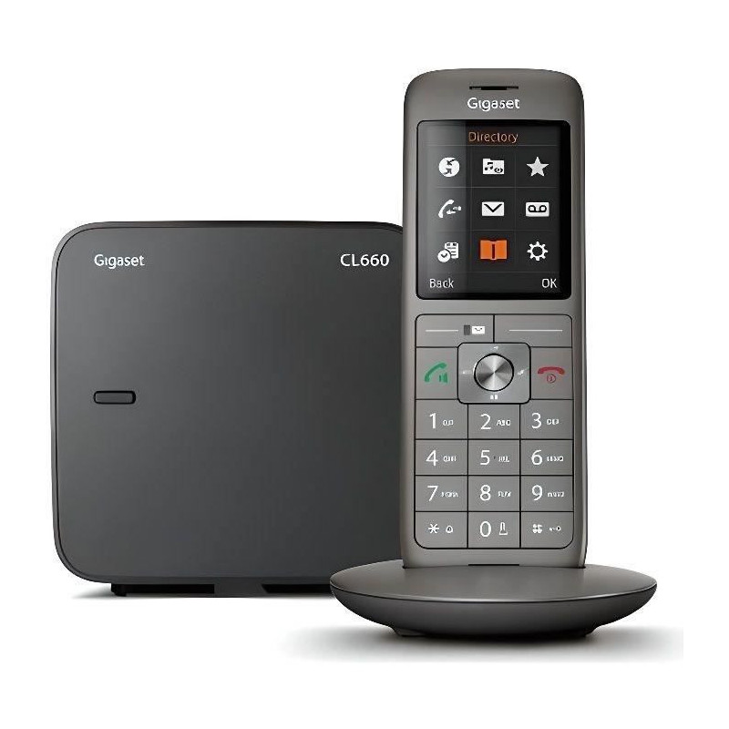 GIGASET Landline Telephone CL 660 Anthracite