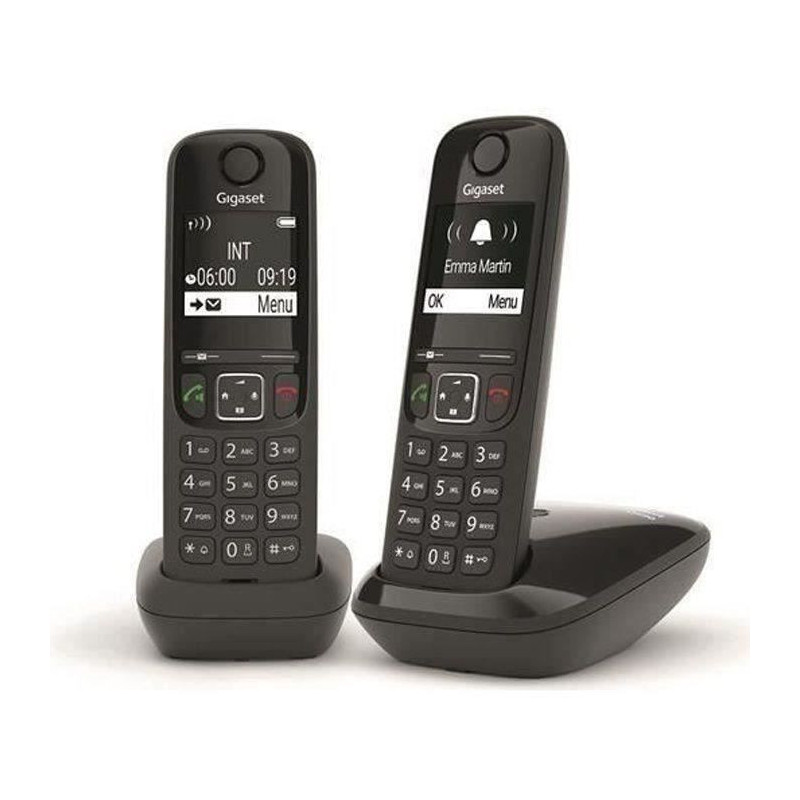 GIGASET Landline Phone AS690 Duo Black
