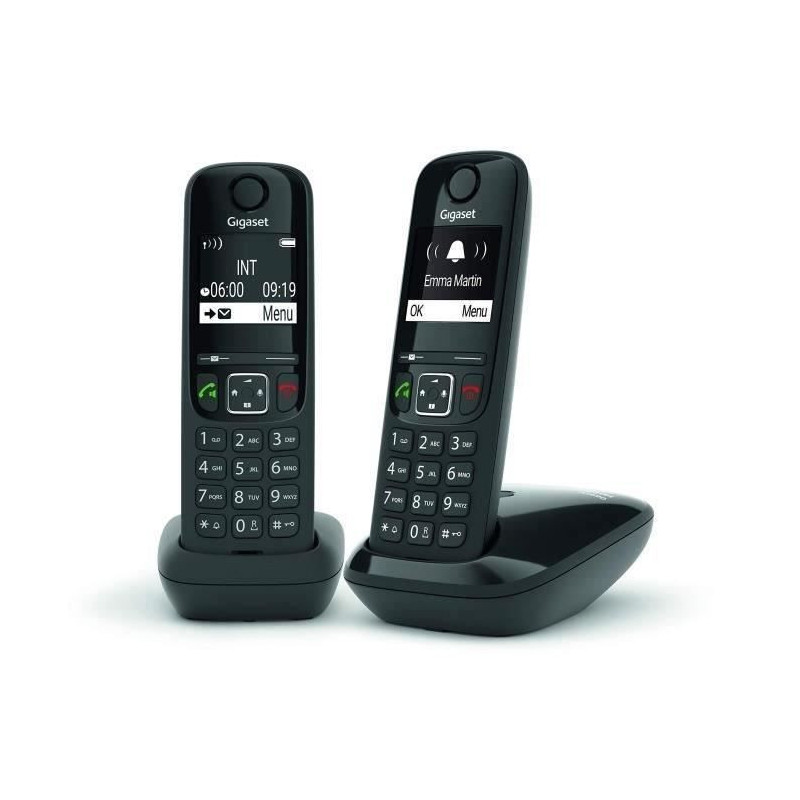 GIGASET Landline Phone AS690 Duo Black