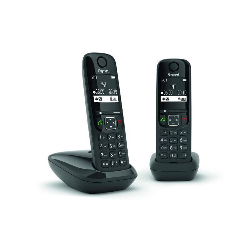 GIGASET Landline Phone AS690 Duo Black