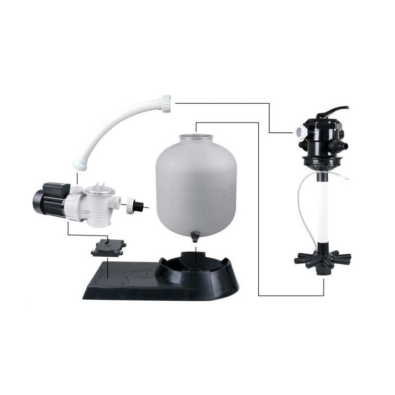 UBBINK sand filtration kit for pool - 6m3/h