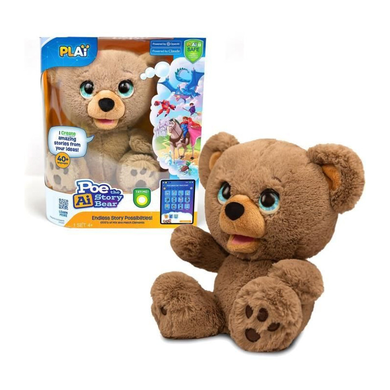 Interactive plush toy - GIOCHI PREZIOSI - Poe storyteller bear - from