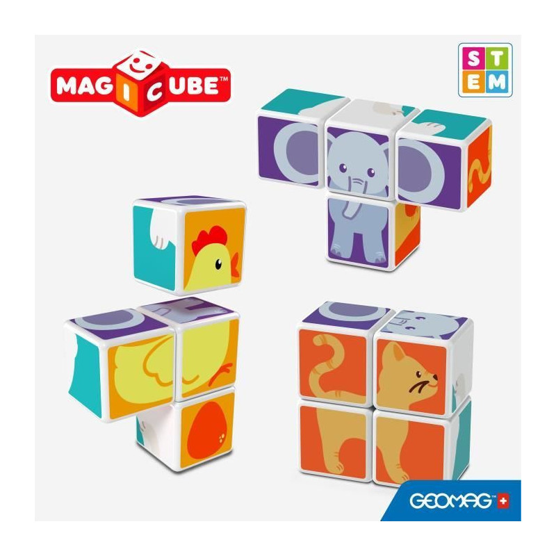 MAGICUBE Animals Friends (4 Cubes)