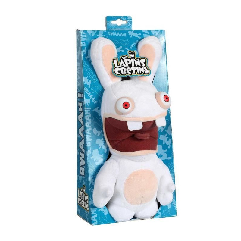 RABBITS CRETINS Plush 28 cm Open mouth sound