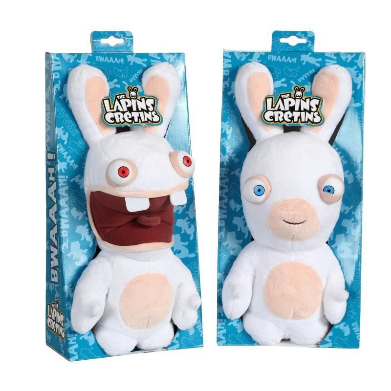 RABBITS CRETINS Plush 28 cm Open mouth sound