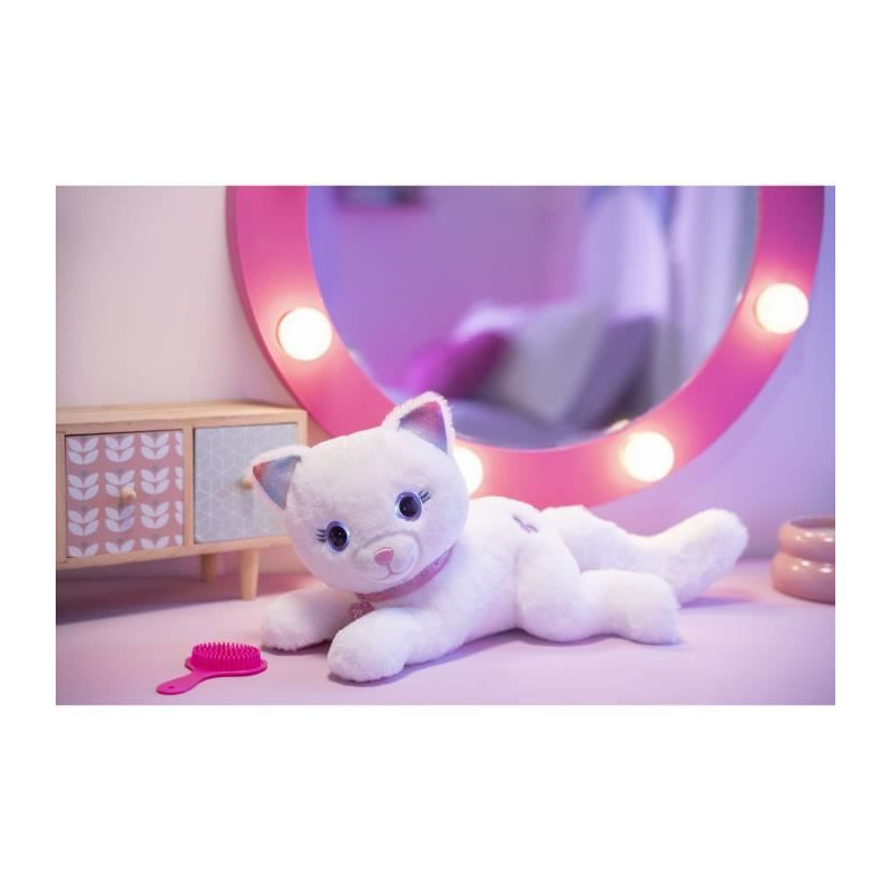Plush - Gipsy Toys - Cuty Bella Fashionista Cat - 30cm - White Pink