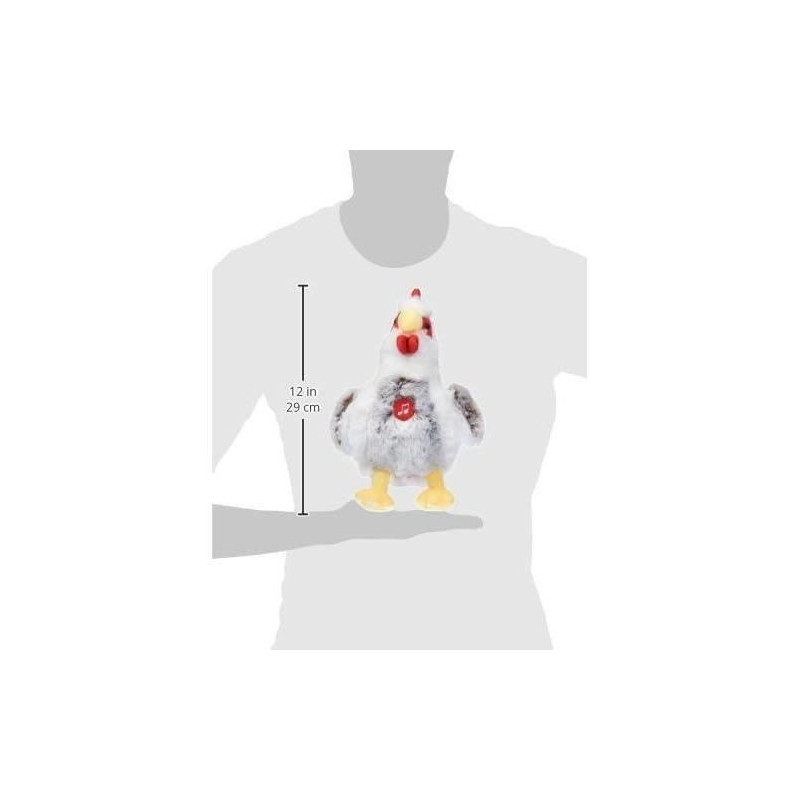 Red Hen Plush with Sound - GIPSY TOYS - 22 cm