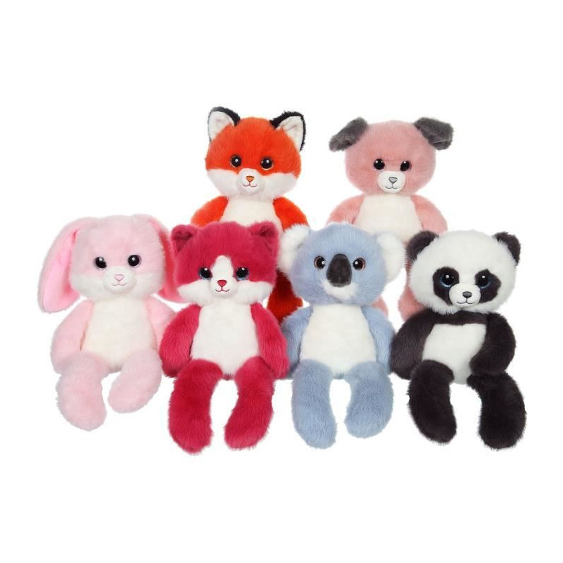Leggies Cat Plush - GIPSY TOYS - Raspberry, 48 cm