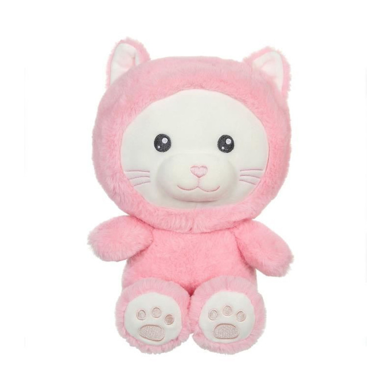Hoody Pets Cat Plush Toy - GIPSY TOYS - Pink, 24 cm