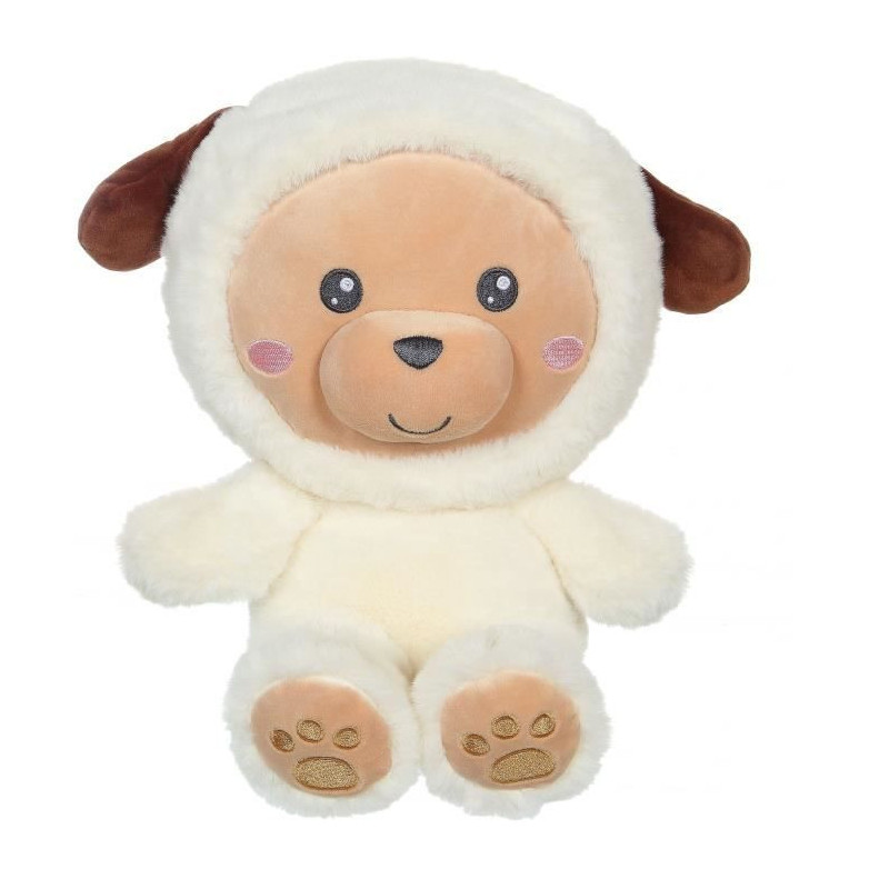 Hoody Pets Dog Plush Toy - GIPSY TOYS - Cream, 24 cm