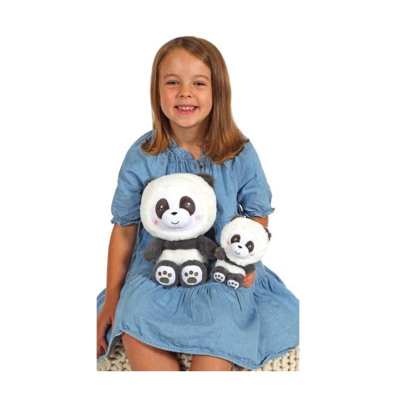 Panda Hoody Pets plush toy - GIPSY TOYS - 24 cm