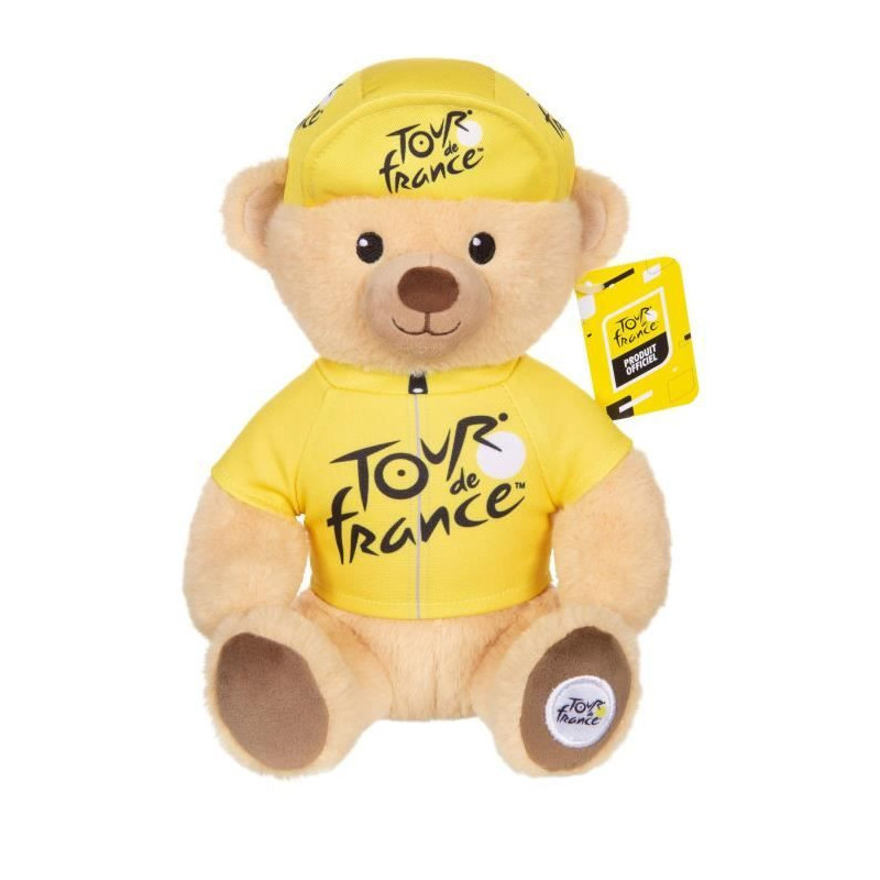 Plush - GIPSY TOYS - Tour De France - YELLOW JERSEY BEAR 24 CM