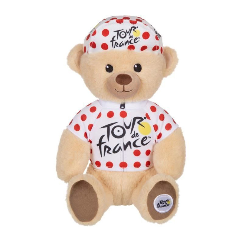 Plush - GIPSY TOYS - Tour De France - Polka Dot Shirt Bear 24 cm