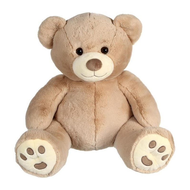 Soft toy - GIPSY TOYS - Taupe Patachon Bear 80 cm