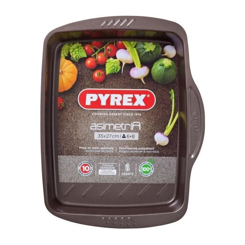 Baking dish - PYREX - 1452053 - Rectangular - Steel - 35 x 27 cm