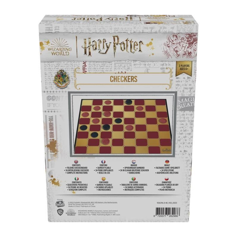 Board game - Goliath - Harry Potter Checkers
