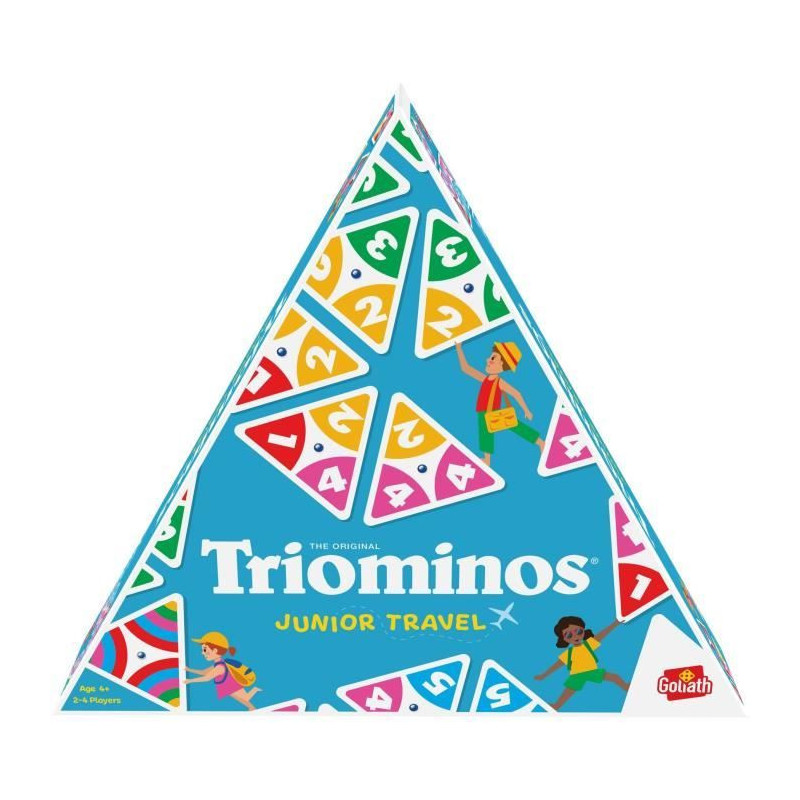 Triominos Junior Travel '24 - Board game - GOLIATH