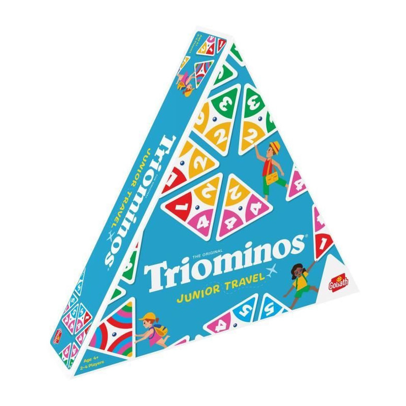 Triominos Junior Travel '24 - Board game - GOLIATH