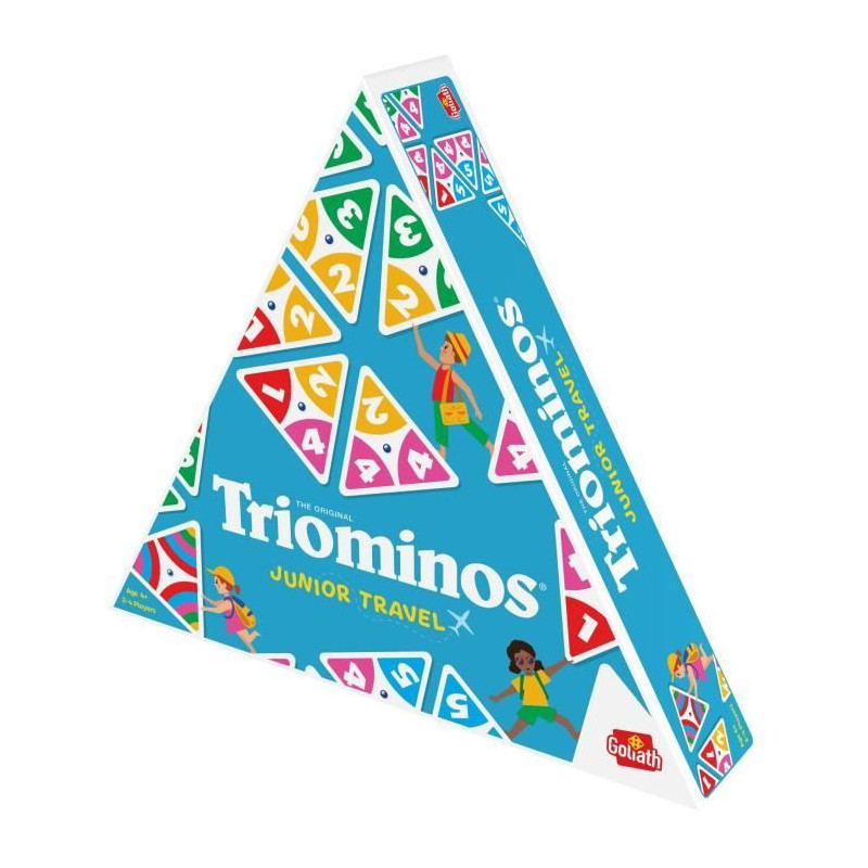 Triominos Junior Travel '24 - Board game - GOLIATH