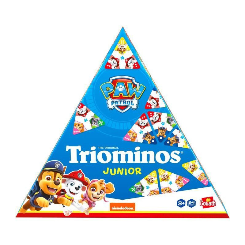Board game - GOLIATH - Triominos Junior Pat'Patrouille - Triangular do