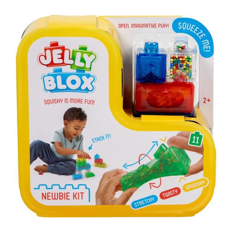 Construction game - GOLIATH - Jelly Blox Newbie Kit - Soft and tactile
