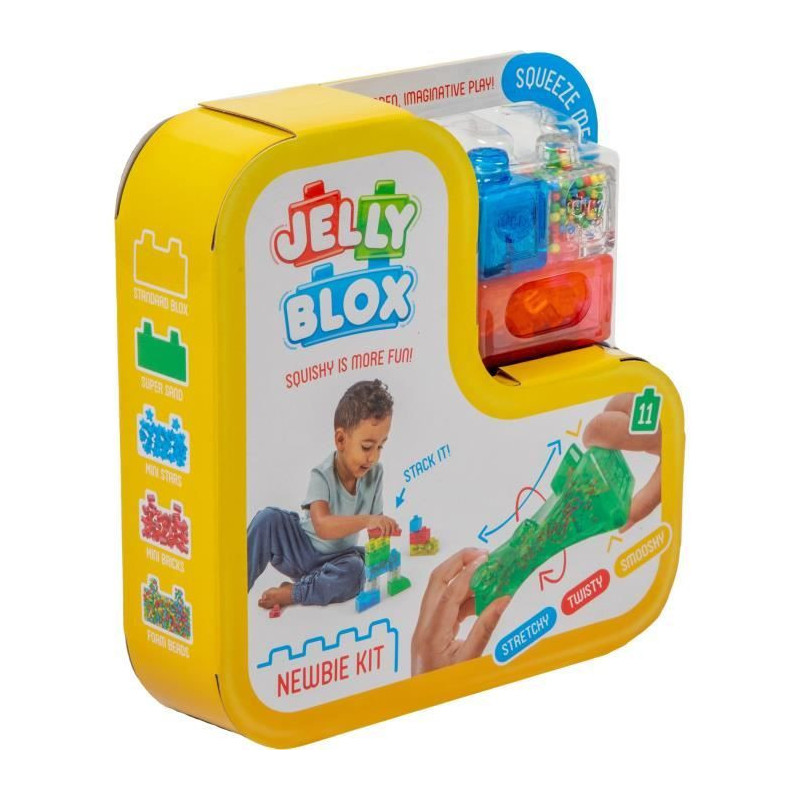 Construction game - GOLIATH - Jelly Blox Newbie Kit - Soft and tactile