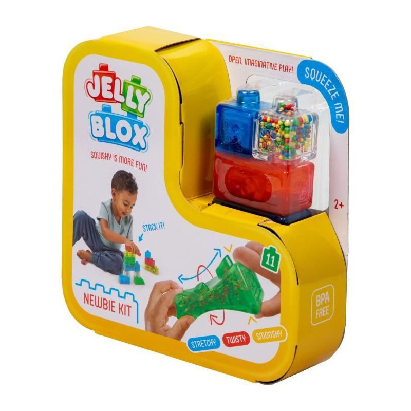 Construction game - GOLIATH - Jelly Blox Newbie Kit - Soft and tactile