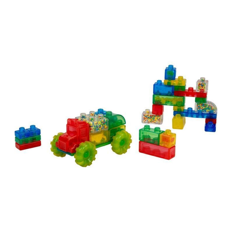 Building Blocks - GOLIATH - Jelly Blox Vroom Truck Kit - Soft Blocks w
