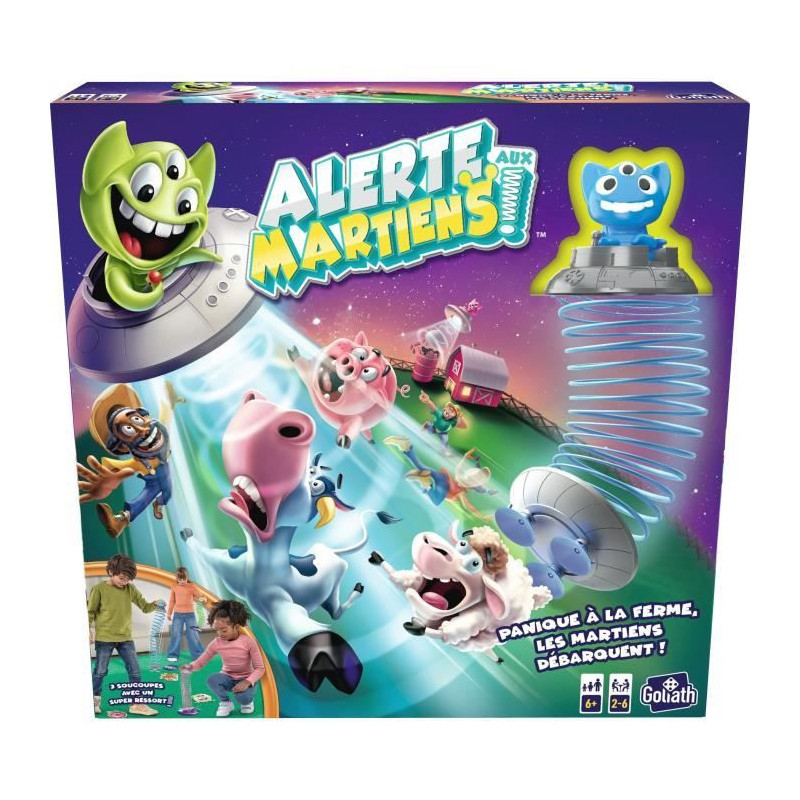 Board games - GOLIATH - Martian alert - Remove animals and score point