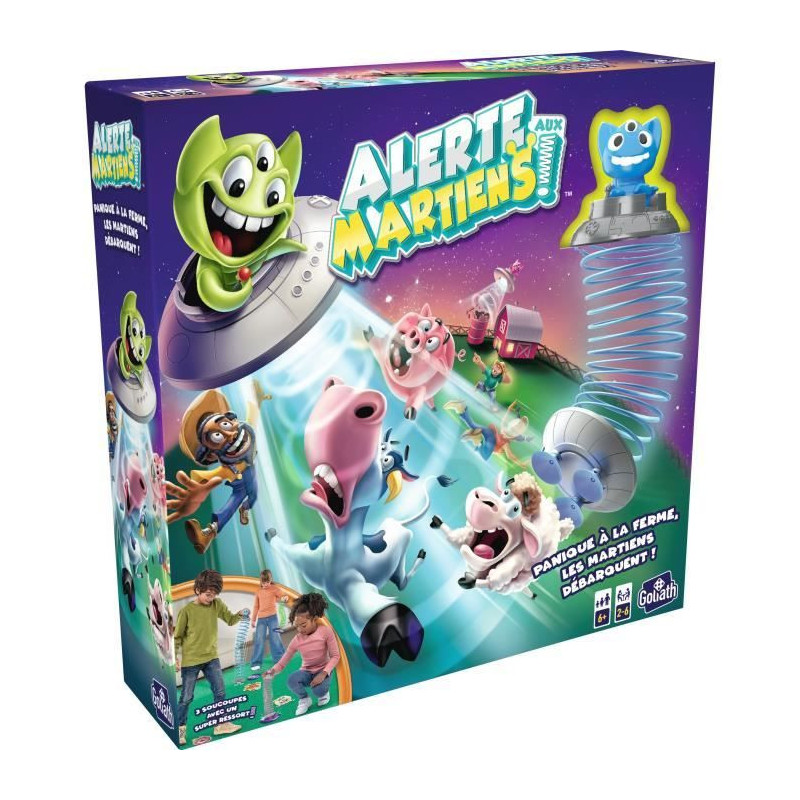 Board games - GOLIATH - Martian alert - Remove animals and score point