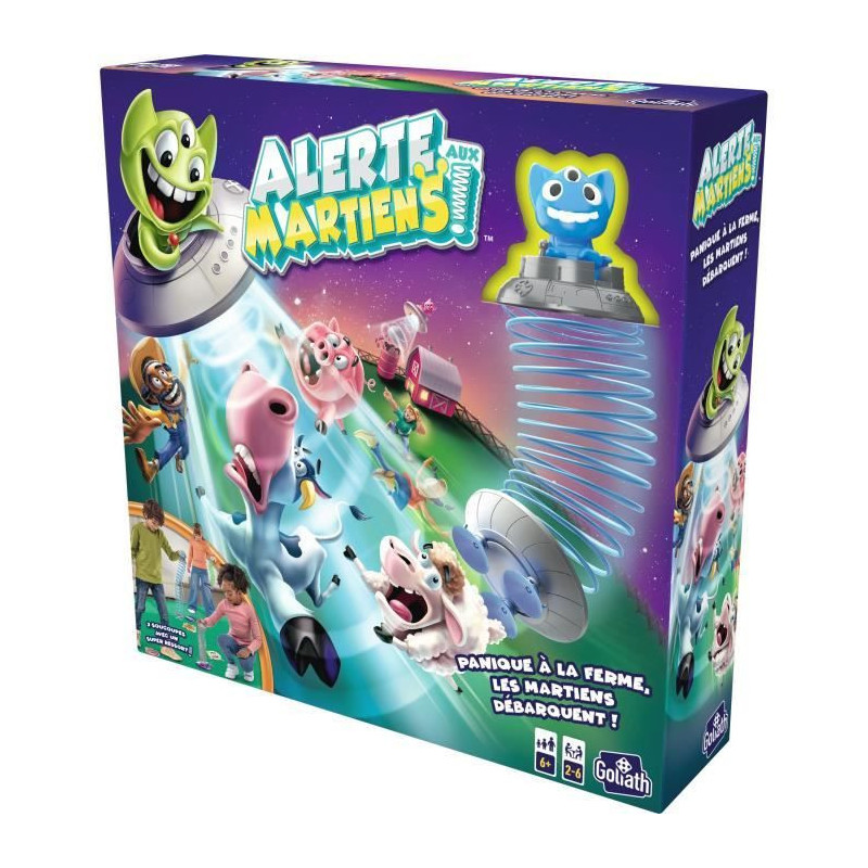Board games - GOLIATH - Martian alert - Remove animals and score point