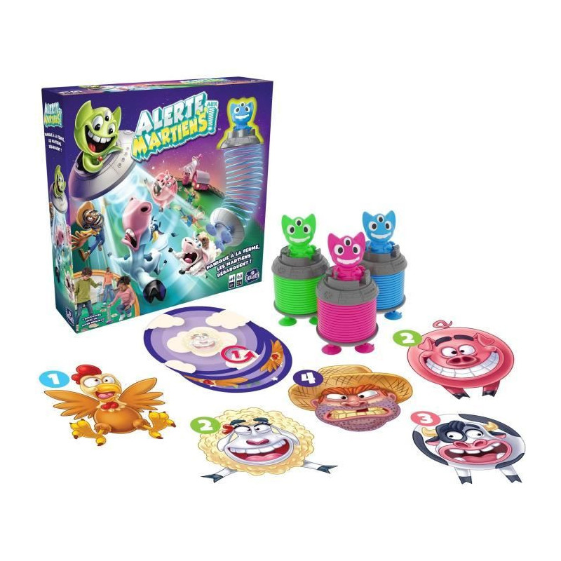 Board games - GOLIATH - Martian alert - Remove animals and score point
