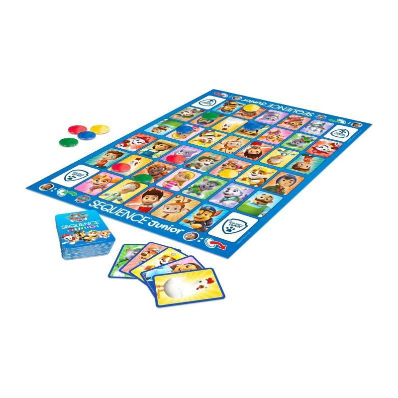 Board game - GOLIATH - Junior Paw Patrol Sequence - Family game for 3