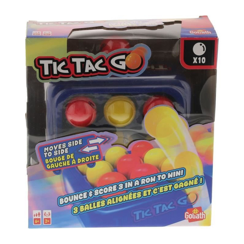 Tic Tac Go - Board game - GOLIATH - From 6 years old