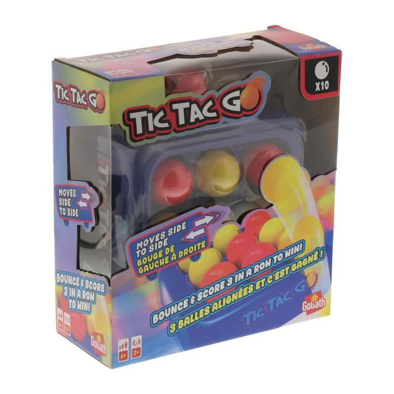 Tic Tac Go - Board game - GOLIATH - From 6 years old