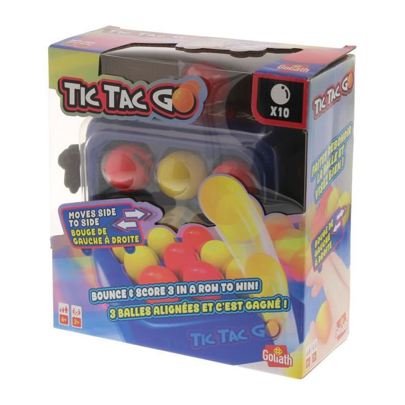 Tic Tac Go - Board game - GOLIATH - From 6 years old