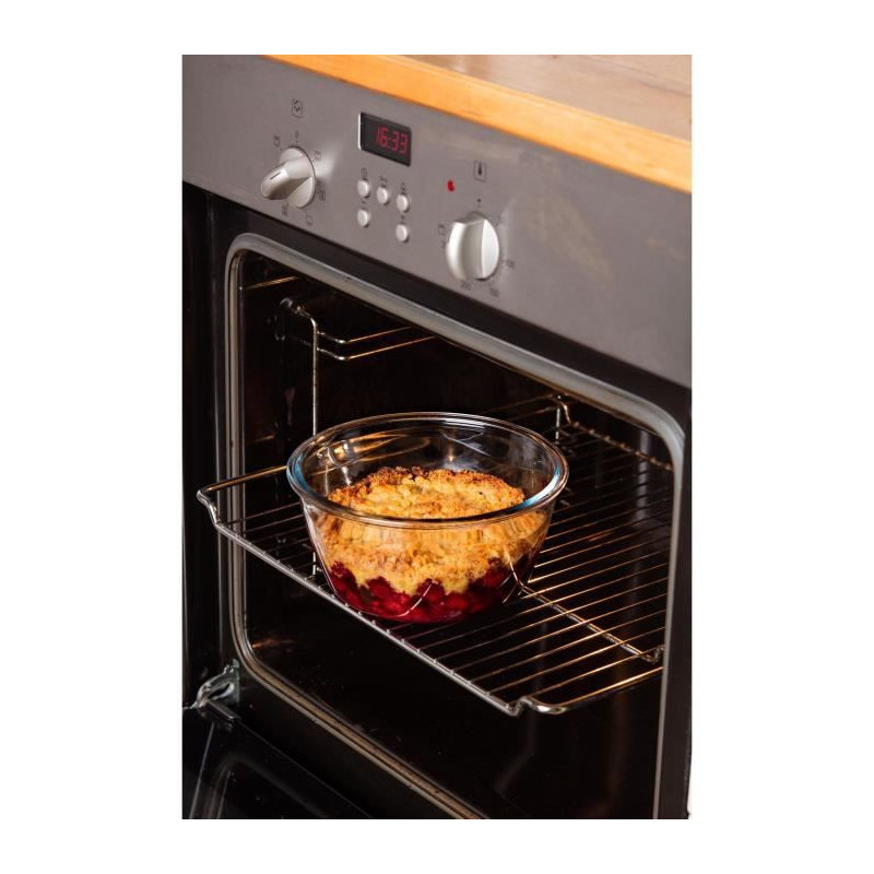 PYREX COOK & GO Round storage dish 1,6l 20cm + Blue lid