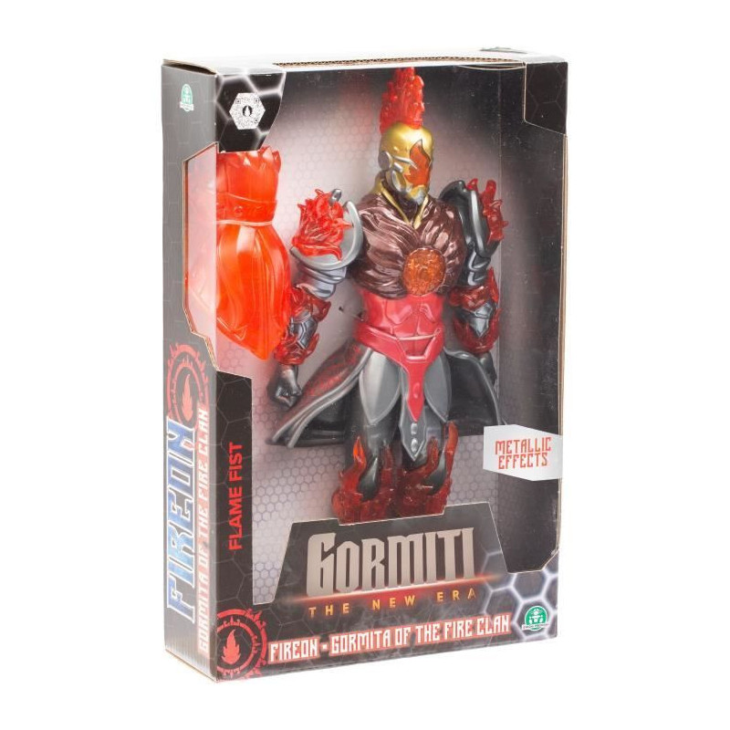 Action figure - GORMITI - Gormiti with Fire Model weapon - 27 cm - fro