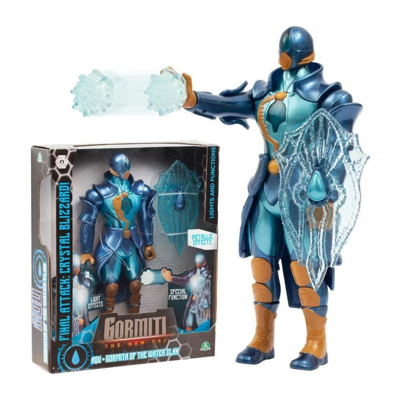 Action figure - GORMITI - Gormiti with light attack Water - Aqu - 27 c