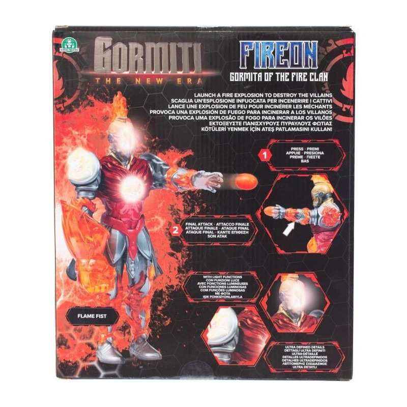 Action figure - GORMITI - Gormiti with light attack Fire - Fireon - 27