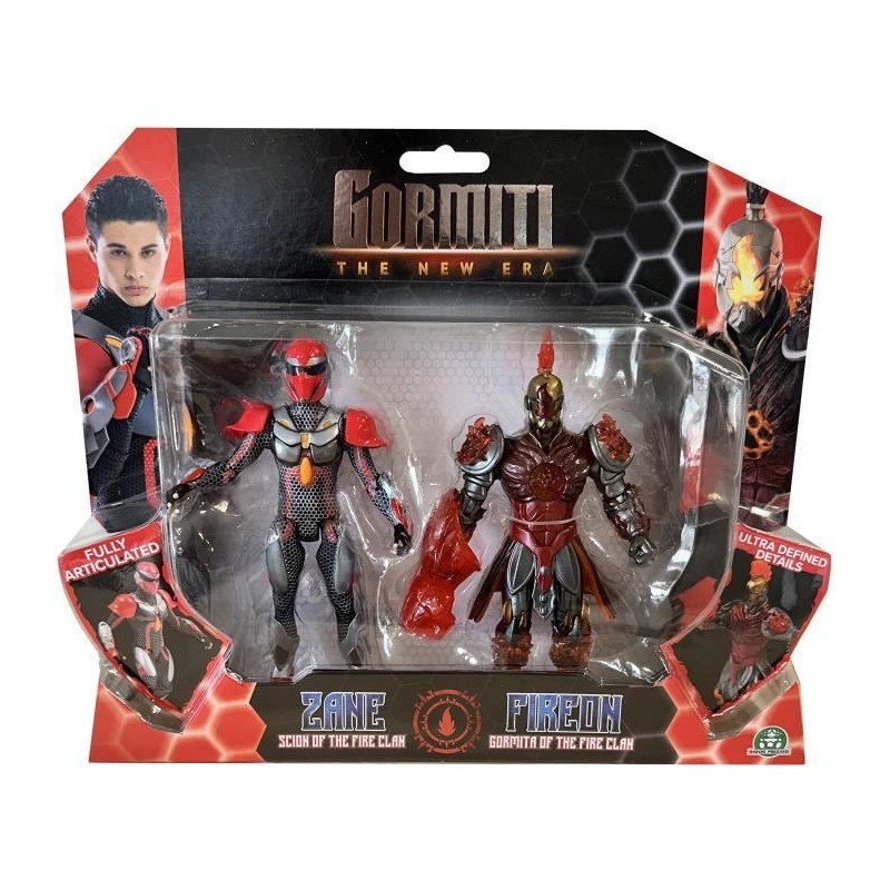 Figurine box set - GORMITI - Scion and Gormiti associated Fire - Zane