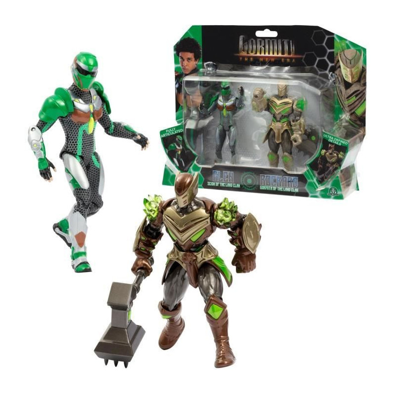 Figurine box set - GORMITI - Scion and Gormiti associated Earth - Glen