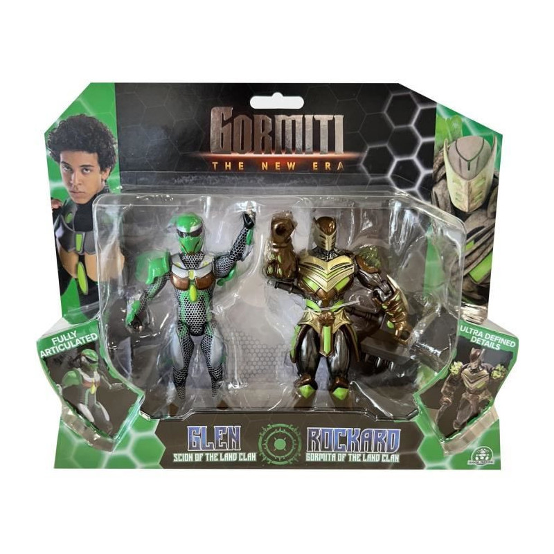 Figurine box set - GORMITI - Scion and Gormiti associated Earth - Glen